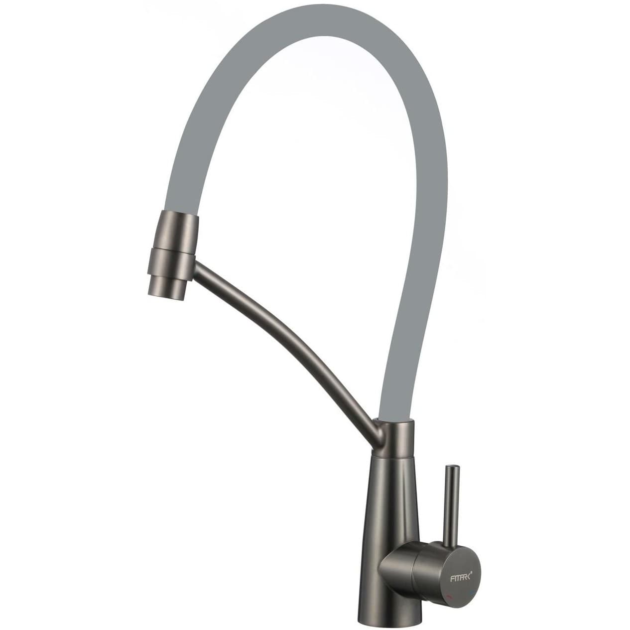 Смеситель для кухни под фильтр питьевой воды Fmark (Фмарк) FS8255Q-04, графит