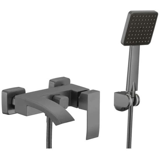 Смеситель для ванны Fmark (Фмарк) FS8624Q, графит