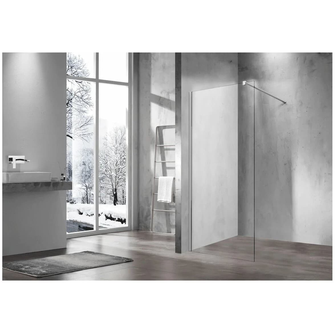 Душевая перегородка Vincea (Винчея) Walk-In VSW-1H800CL, 800х2000, хром, стекло прозрачное