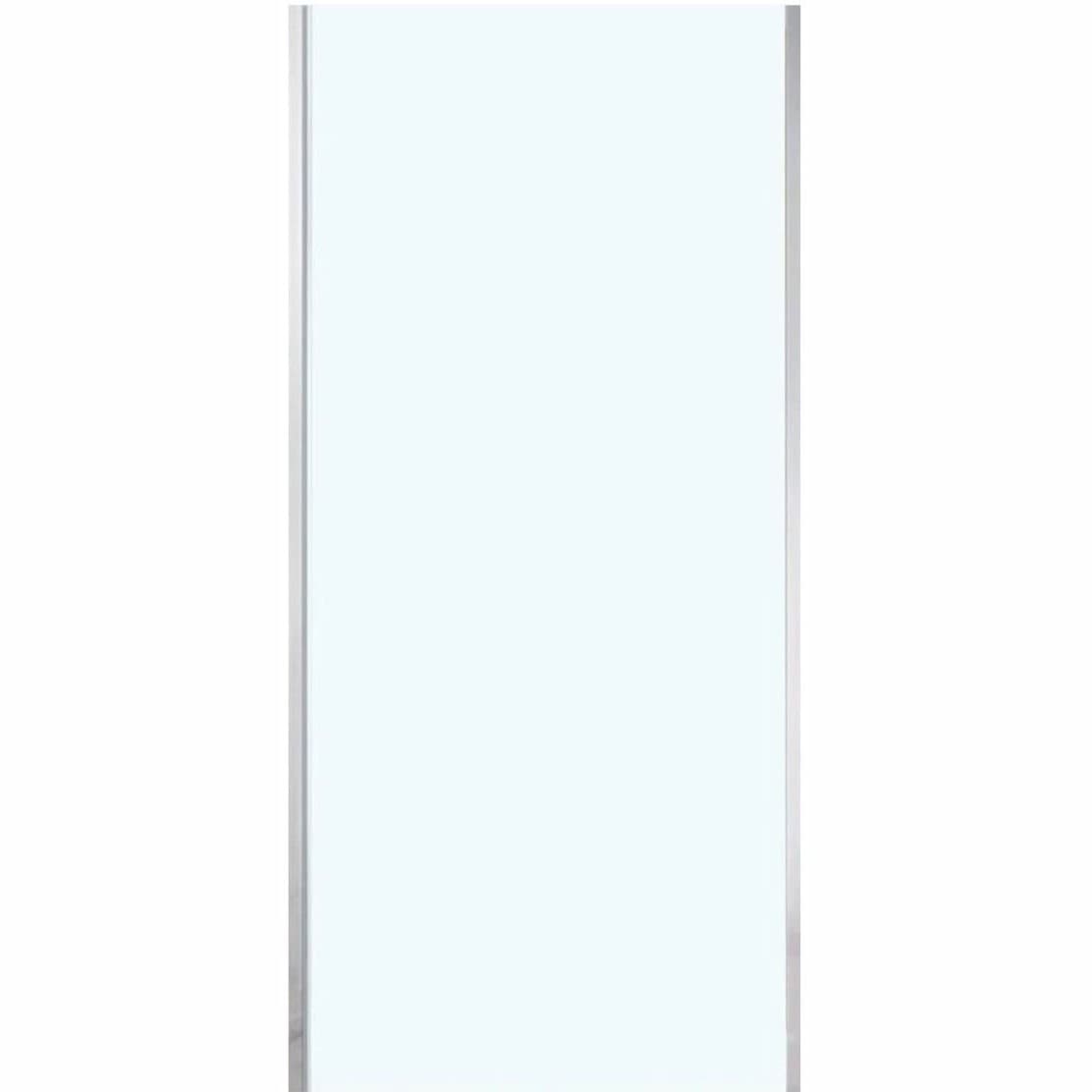 Боковая панель Vincea (Винчея) Slim Soft VSG-1SS900CL, хром, стекло прозрачное