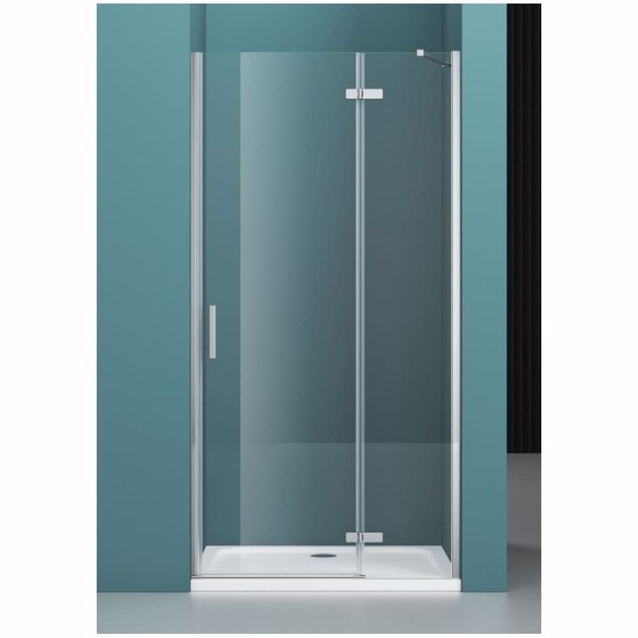 Душевая дверь BelBagno (Бельбагно) KRAFT-B-12-60/40-C-Cr-R хром, стекло прозрачное 6 мм (1950х1000)