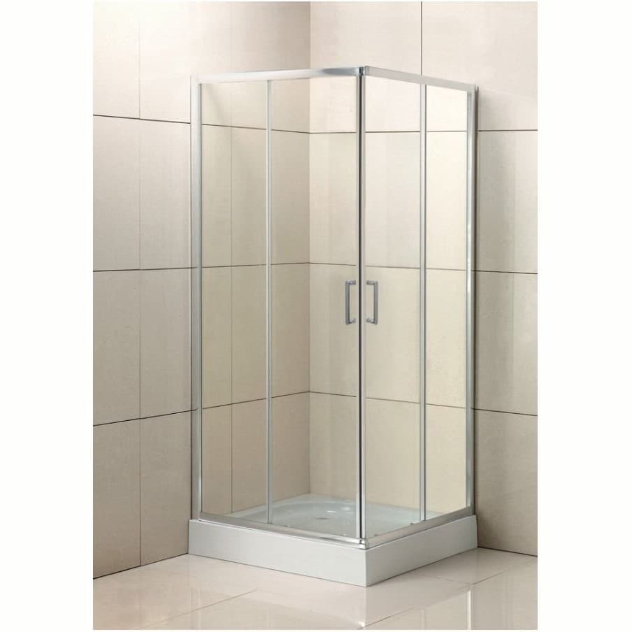 Душевой уголок BelBagno (Бельбагно) UNO-195-A-2-85-C-Cr хром, стекло прозрачное 5 мм (850х1950х850)