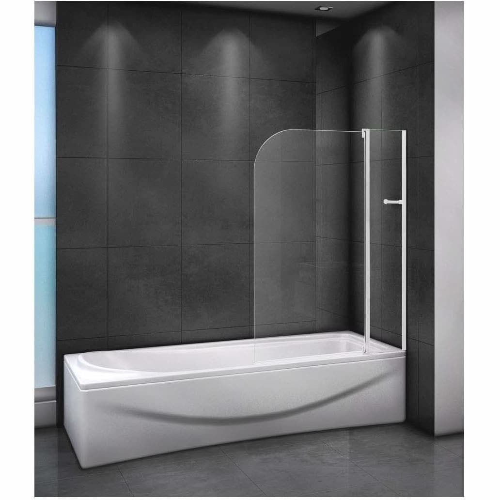 Шторка на ванну Cezares (Цезарис) RELAX-V-11-100/140-P-Bi-R цвет профиля серый, стекло матовое 4 мм 140х100 см