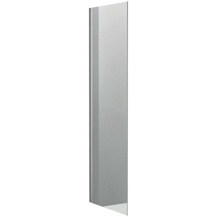 Боковая стенка Cezares (Цезарис) MOLVENO-FIX-90-C-Cr-IV цвет профиля хром, стекло прозрачное 6 мм 195х90 см