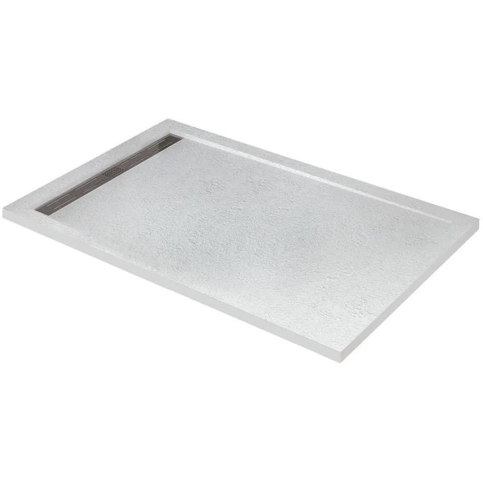 Душевой поддон Cezares (Цезарис) Tray-AS-AH-120/80-30-W из искусственного мрамора, цвет белый 120х80х3 см