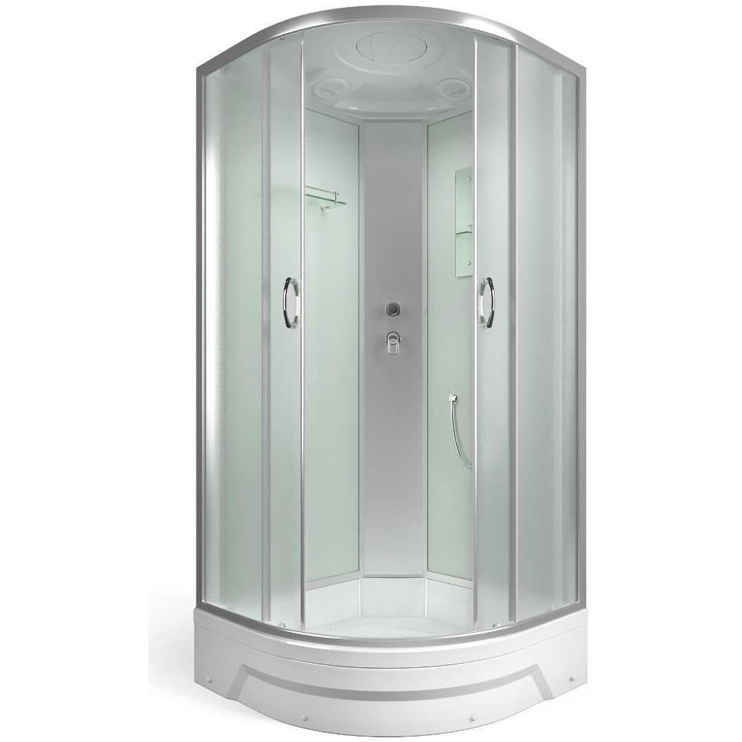 Душевая кабина Erlit (Ерлит) Comfort 1000х1000х2260 мм, стекло матовое (ER 351026-C3-RUS)