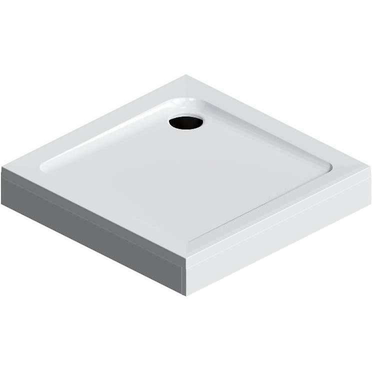 Душевой поддон Am.Pm (Ам.Пм) Gem, 90х90 с сифоном, белый, W90T-403-090W