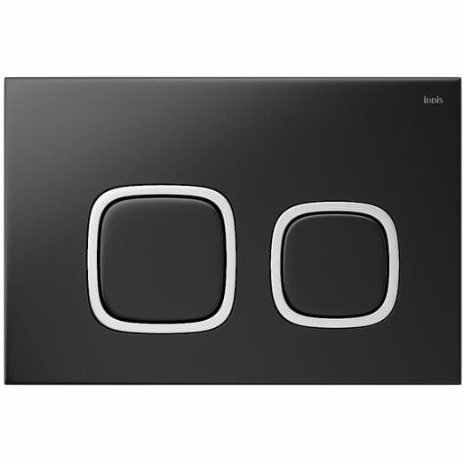Клавиша смыва Iddis (Иддис) Unifix универсальная черная 004 UNI04BCi77