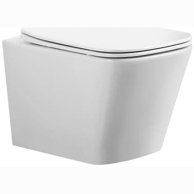 Унитаз подвесной Gid Cuadrado 49x34x36см, Tr2143 62257Y, белый