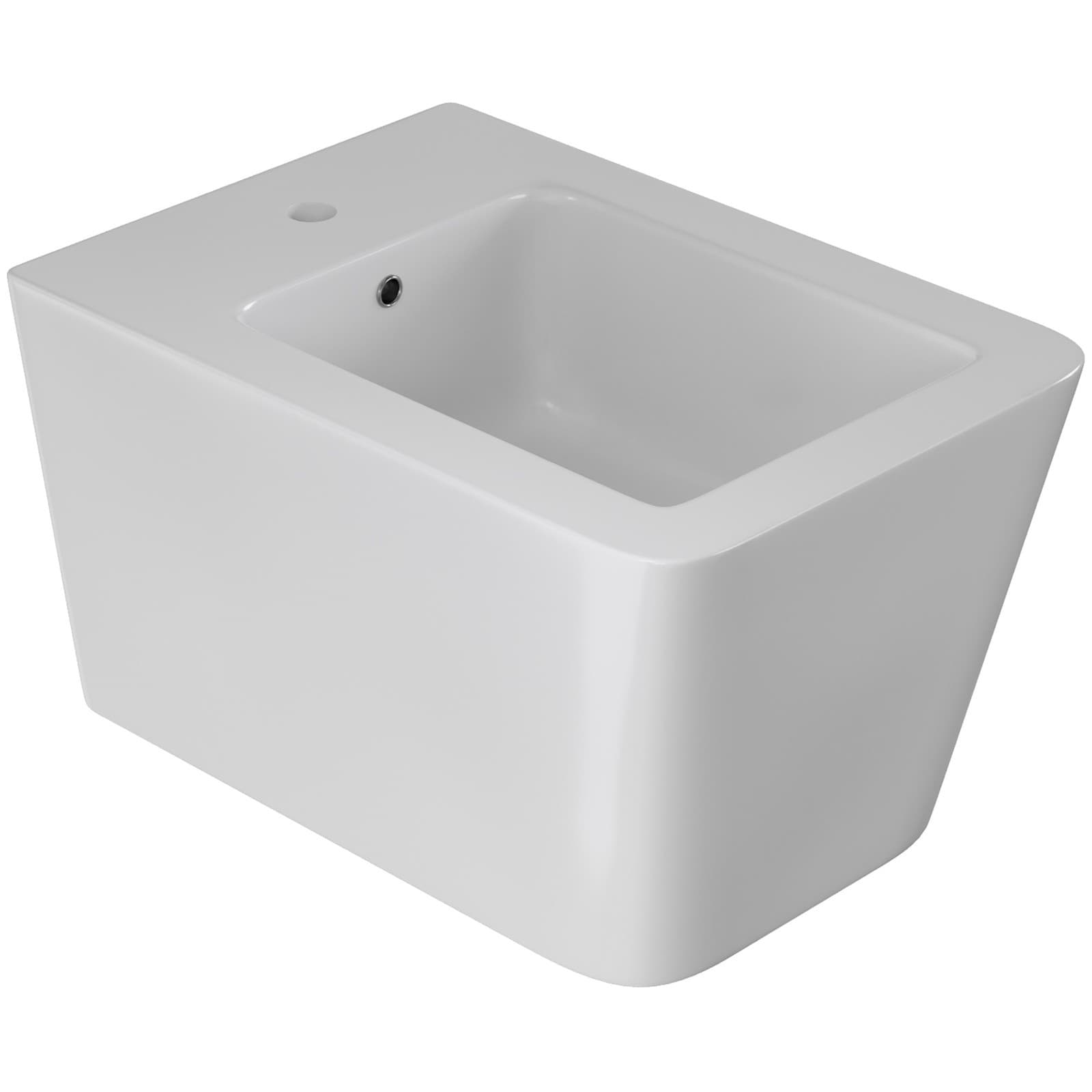 Биде Богеме Zen Белый 967-BIDET-W, Boheme глянцевая, с микролифтом, настенное, латунь, серия Pro Classic