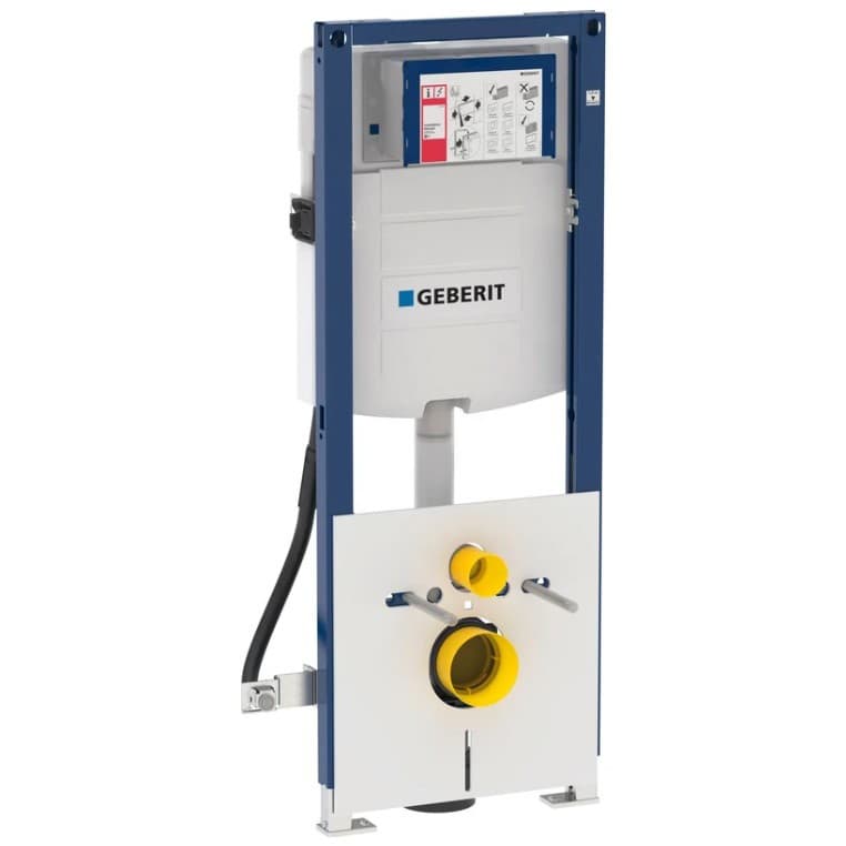Инсталляция Geberit (Гэберит) Duofix для подвесного унитаза, 112 см, узкая 42,5см, со смывным бачком скрытого монтажа Sigma 12 см, 111.350.00.5