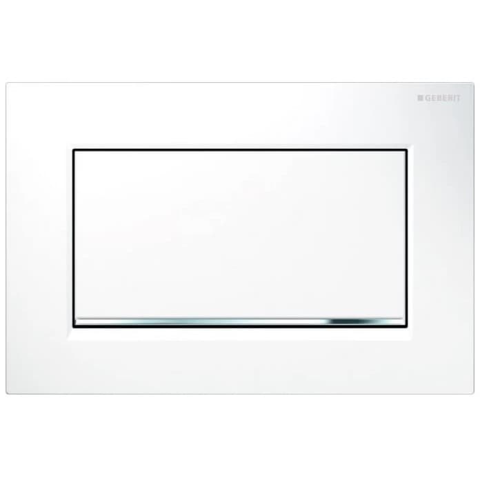 Клавиша смыва Geberit (Гэберит) Sigma 30, смыв-стоп, 115.893.KJ.1 белый