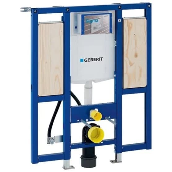 Инсталляция Geberit (Гэберит) Duofix для подвесного унитаза, 112 см, со смывным бачком скрытого монтажа Sigma 12 см, 111.375.00.5