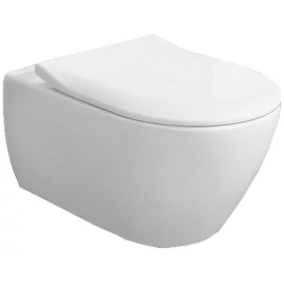 Унитаз подвесной Villeroy and Boch (Виллерой энд Бох) Subway Альпийский белый (с сидушкой и без бачка) 5614R201