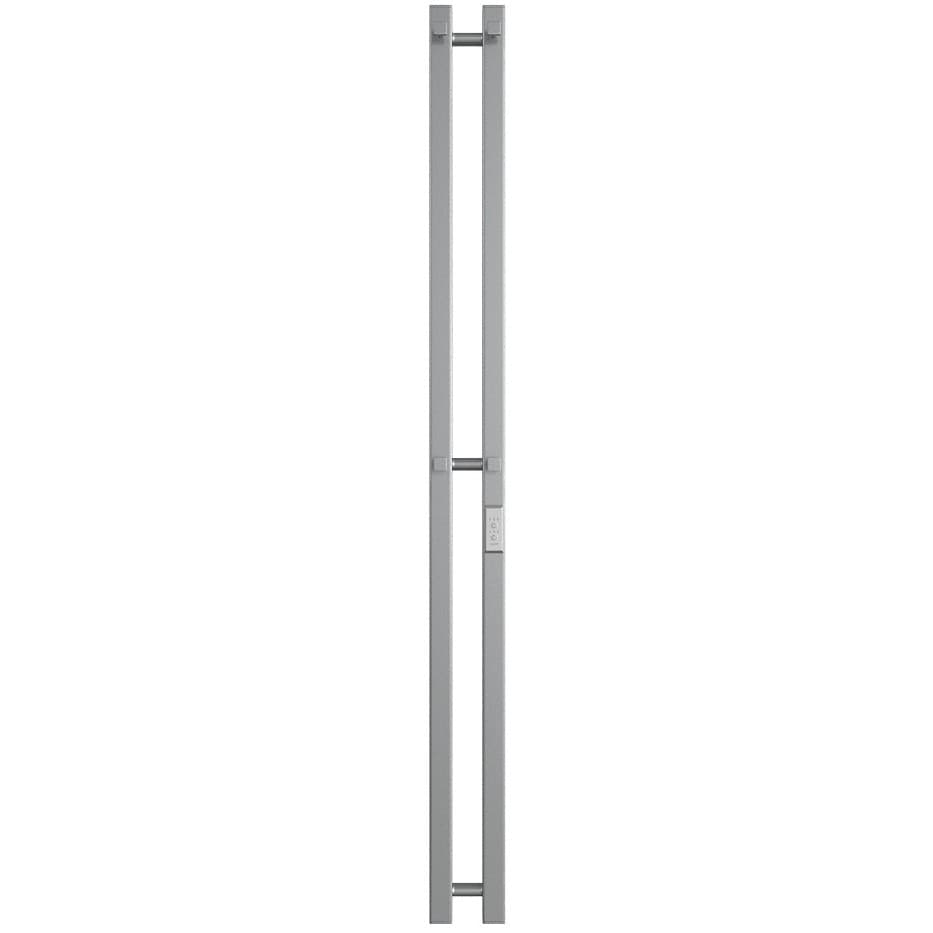 Полотенцесушитель электрический Двин (Dveen) X-2 plaza neo 120х8 см, К диммер, квадрат сатин