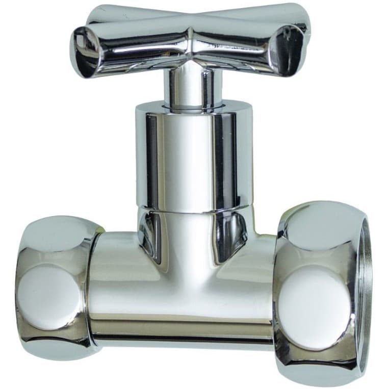 Кран для полотенцесушителя Vieir (Виеир) прямой 3/4″г х 1″г крест