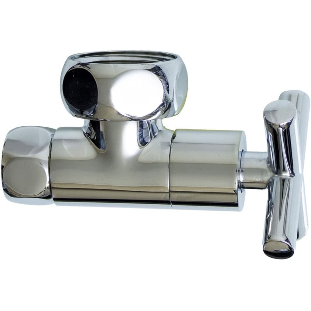 Кран для полотенцесушителя Vieir (Виеир) угловой 1/2″г х 1″г крест
