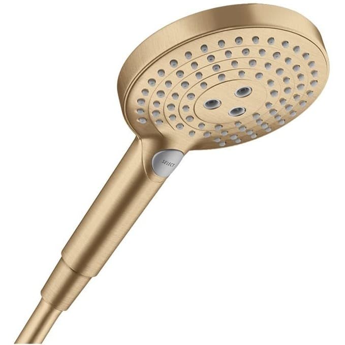Ручной душ Hansgrohe (Хансгрое) Raindance Select 12 см., цвет: бронза шлифованная 26530140