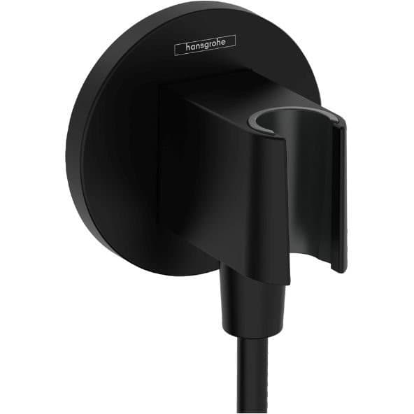 Шланговое подсоединение Hansgrohe (Хансгрое) FixFit, 1/2″, цвет: черный матовый 26888670