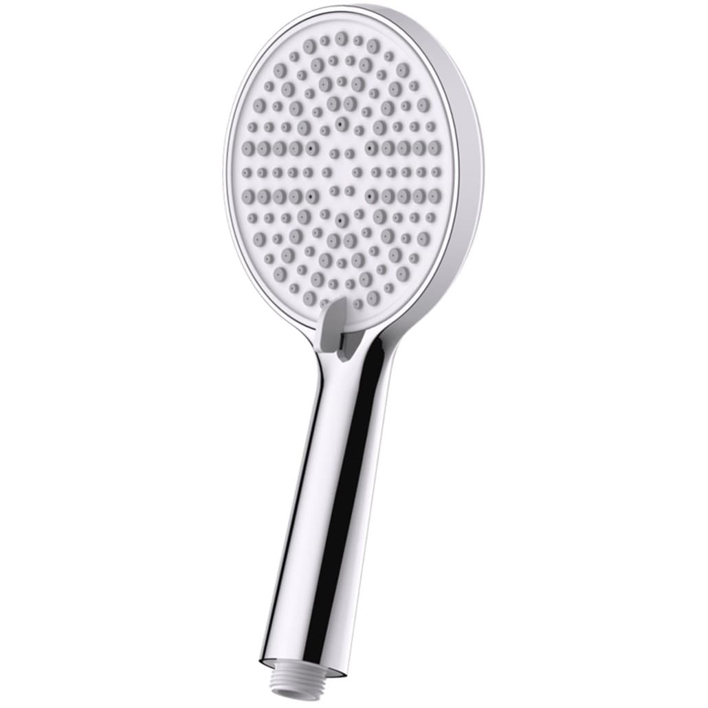 Лейка Рагло R450 хром R450.50, Raglo 3-х режимная круглая пластик/силикон