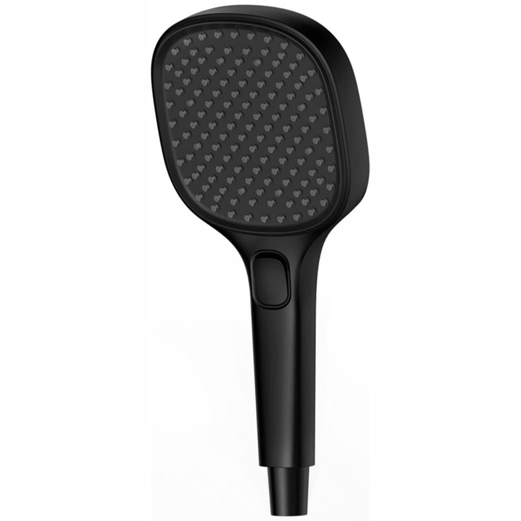 Лейка Рагло R450 черная R450.51.06, Raglo 3-х режимная квадратная пластик/силикон