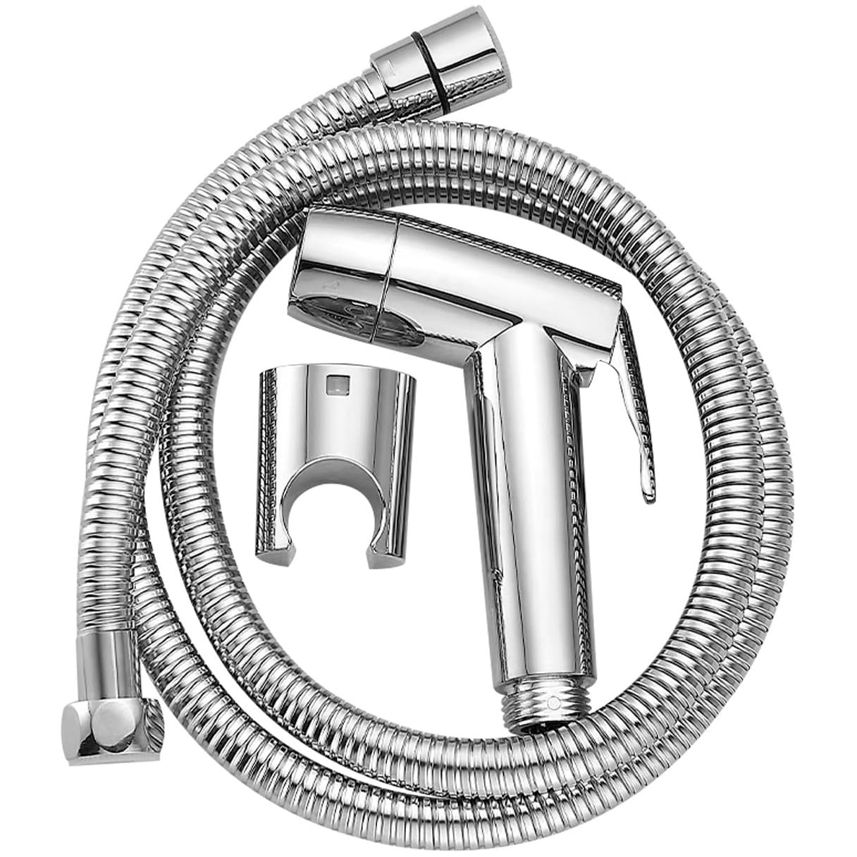 Гигиеническая лейка Рагло R460 хром R460.50, Raglo 2 режима, шланг 1,2 м сталь