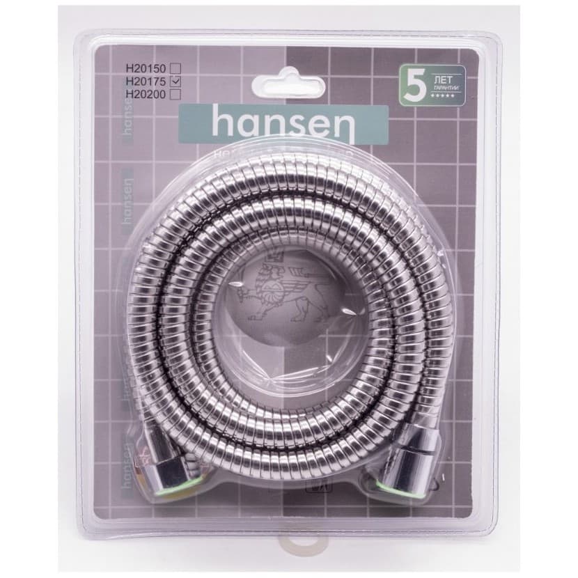 Шланг для душа Hansen (Хансен) 175см. H20175 хром