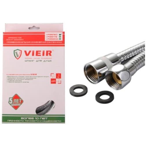 Шланг для душа Vieir (Виеир) 150 см VR24150 хром