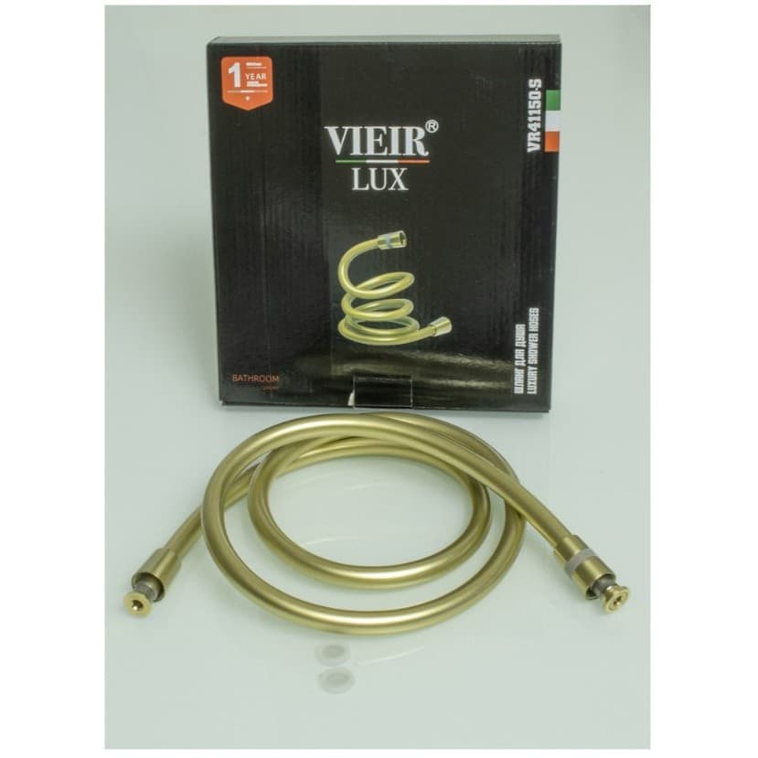 Шланг для душа Vieir (Виеир) 175 см, силикон VR41175-S матовое золото