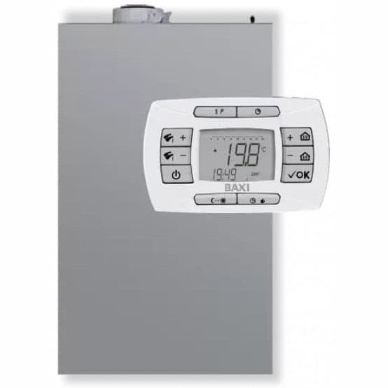 Котел газовый конденсационный настенный Baxi (Бакси) Luna AIR 28, мощность, кВт-28, двухконтурный, камера закрытая, для улицы (A7810405)