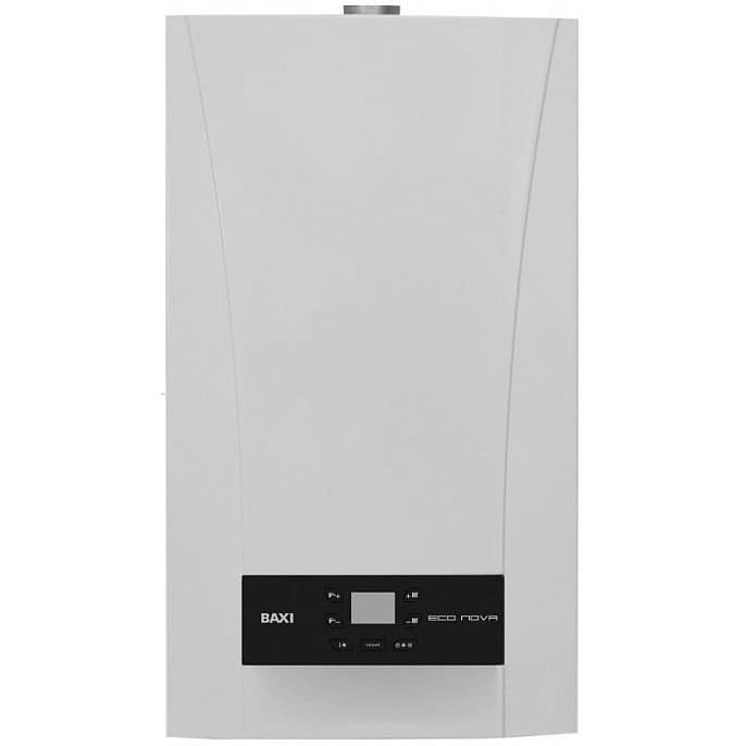Газовый котел настенный Baxi (Бакси) ECO NOVA 10F, мощность, кВт-10, двухконтурный, камера сгорания-закрытая, цвет-белый (100023936)