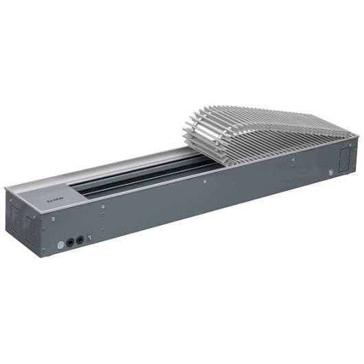 Конвектор Elsen (Элсен), EKQ, 240х110х2500, плавное, роликовая решетка, алюминий, натуральный, рамка-алюминий, 4503 Вт