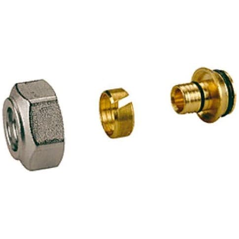 Переходник Giacomini (Джакомини) R179E, НГ ЕК, 3/4″, 20 x 2,8, латунь, для пластиковой трубы R179EX029