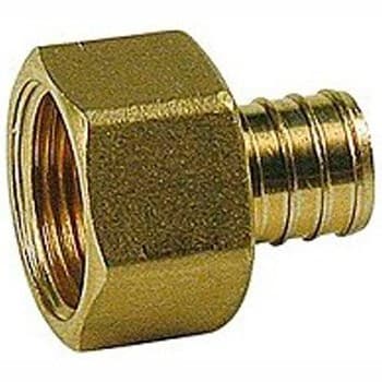 Прямой Фитинг Giacomini (Джакомини) Giacoqest с внутренней резьбой 3/4″x1/2″F для обжимного соединения GZ109Y034