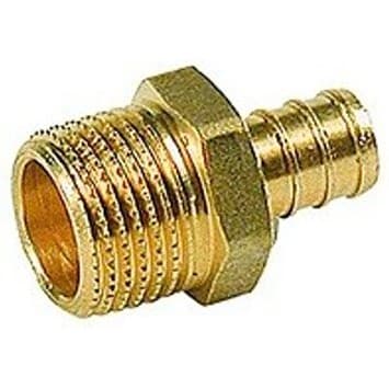 Прямой Фитинг Giacomini (Джакомини) Giacoqest с наружной резьбой 1″x1″M для обжимного соединения GZ107Y055