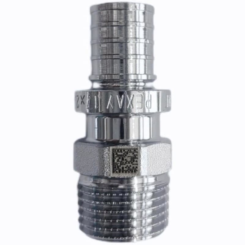 Переходник Rehau (Рехау) Therm S с наружной резьбой 17-R 1/2″ (12588173002)