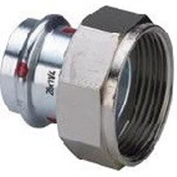 Разъемное соединение Viega (Виега) Prestabo c SC-Contur 22x3/4″, из оцинкованной стали, с плоским уплотнением, модель 1163 693091
