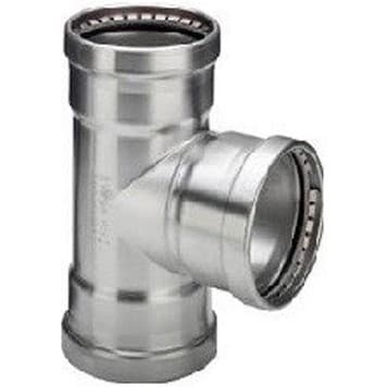 Тройник Viega (Виега) Sanpress Inox XL, нержавеющая сталь, 64,0 х 42,0 х 64,0 мм, модель 2318XL 578046