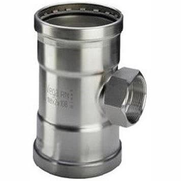 Тройник Viega (Виега) Sanpress Inox XL, нержавеющая сталь, с внутренней резьбой, 64 х 2 х 64 мм, модель 2317.2XL 578152