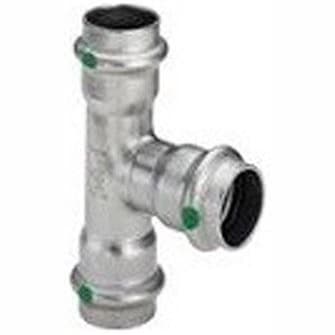 Тройник Viega (Виега) Sanpress Inox с SC-Contur нержавеющая сталь, 18 x 15 x 15 мм, модель 2318 452469