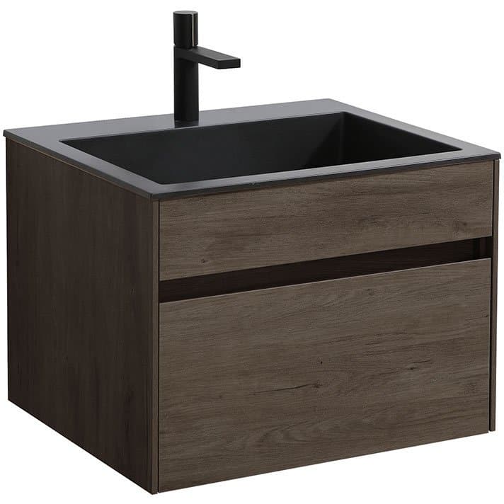 База под раковину Vincea (Винчея) Chiara VMC-2C600RO подвесная 1 выкатной ящик soft close R.Oak