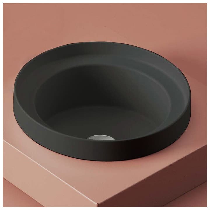 Раковина Арткерам Fuori Scala черная 403х403х170 мм TFL032 17 00, Artceram