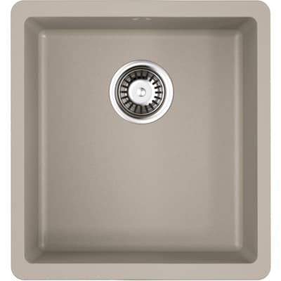 Мойка кухонная квадратная Omoikiri (Омойкири) Kata 40-U-SA Бежевый (4993422)