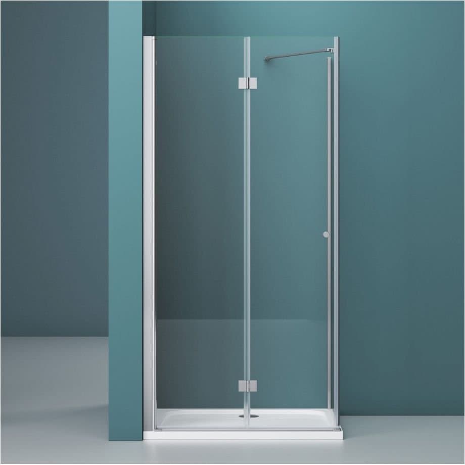 Душевая дверь BelBagno (Бельбагно) ALBANO-BS-12-90-C-Cr хром, стекло прозрачное 6 мм (900х1950)
