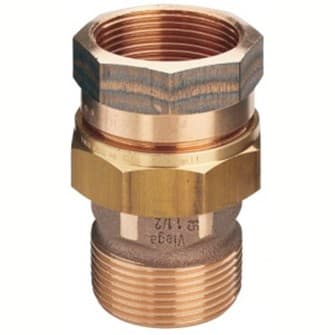 Американка Viega (Виега) бронза с плоским уплотнением НР-ВР 2″ (271329)