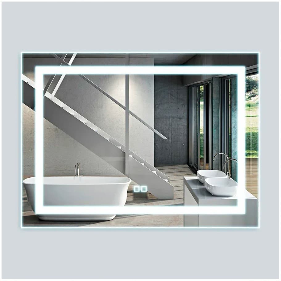 Зеркало Vincea (Винчея) LED VLM-2C800 800x600 c сенсорным выключателем и диммером VLM-2C800