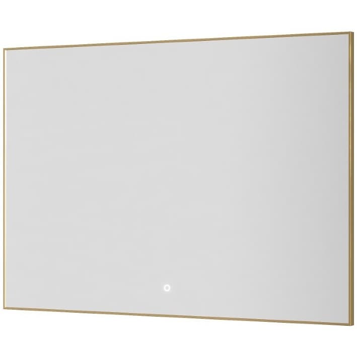 Зеркало Богеме Modern Черный 70х100 мм 543-100-G, Boheme Прямоугольное с подсветкой, антизапотевание, металлическая рама