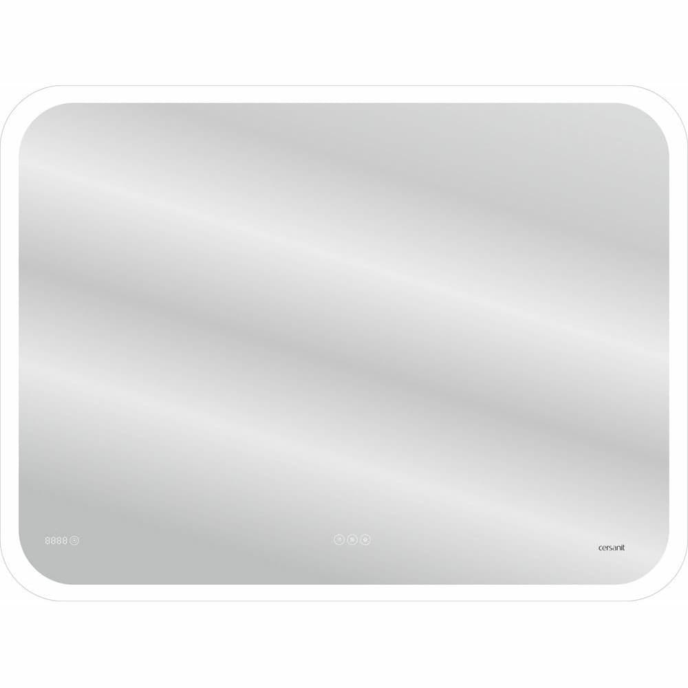 Зеркало Cersanit (Церсанит) LED Design Pro 070 100х70 bluetooth часы с подсветкой прямоугольное (KN-LU-LED070*100-p-Os)