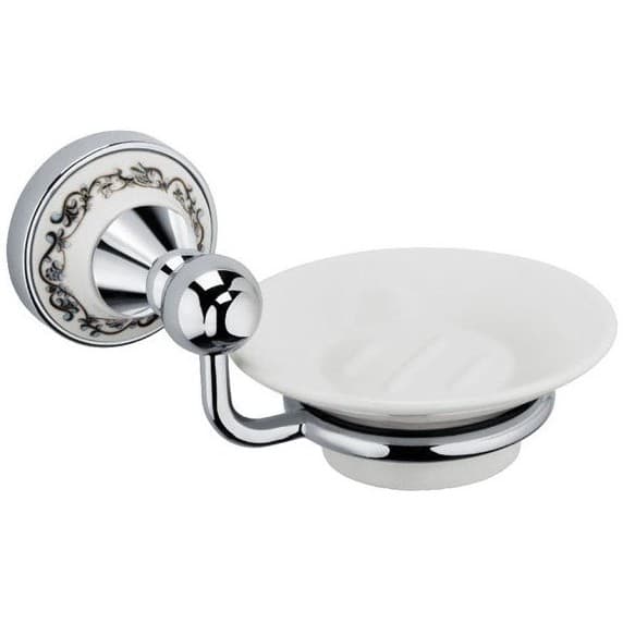 Мыльница керамическая Fixsen (Фиксен) Bogema FX-78508 Хром