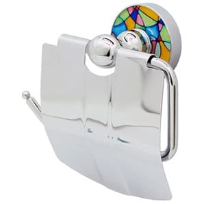 Держатель туалетной бумаги с крышкой Wasserkraft (Васеркрафт) Diemel K-2200 K-2225 9062580